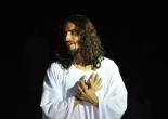 O músico Silvio Kazza interpretou Jesus pelo segundo ano. Foto: Mariana Valadares