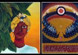 As obras Brasil Tropical, Negra e Banana, de Sulamita Camargo, e Galinhas d'Angola, de Fernanda Macahiba